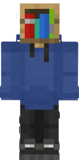 blue hoodie