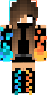 ice and faier herobrine girl