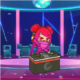 dj ninja girl in gacha club