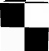 floor black white