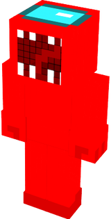 red among us imposter made by me santiago
