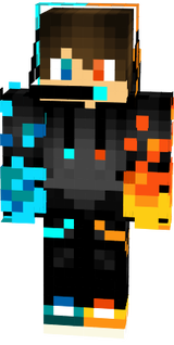 Blue and Orange streamer