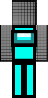 among us cyan