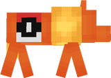 Flareon with pokéball logo