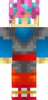 La fusion de goku y black goku (Kakarotto black)