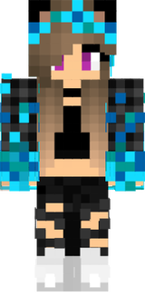 blue girl