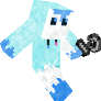 iamaghost minecraft skin holding flint