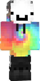 rainbow man with a cool mask