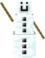 snow man happy