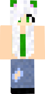 Cat Girl (With Tail) Redo in GREEN by Catt_Addicted