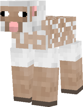 Preview of texture: the pink sheep from ExplodingTNT's videos