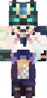 Xiao with a mask