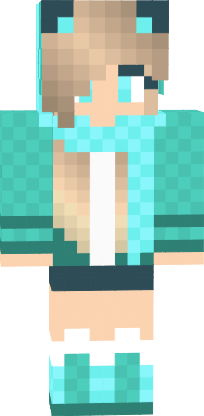 Preview of texture: winter girl with bow on head and tail