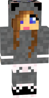 Panda Girl (Grau)