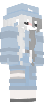 blue girl