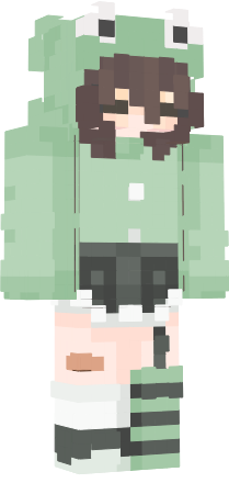 Preview of texture: Frog girl skin(64x64)