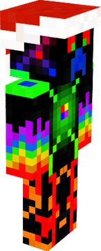 rainbow santa
