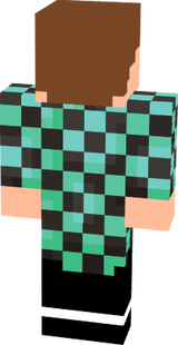 eu fantasiado de tanjiro