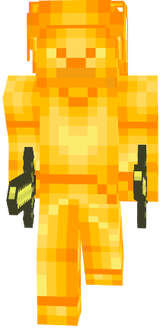 Beardless golden Steve Skin