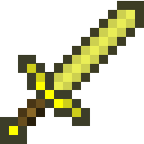Gold sword