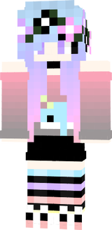 Pastel Goth Girl By HeartMeMeow