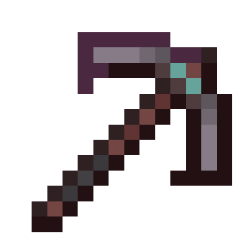 Preview of texture: netherite_pikaxe