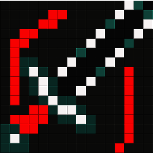 Preview of texture: Diamond_sword cHacker