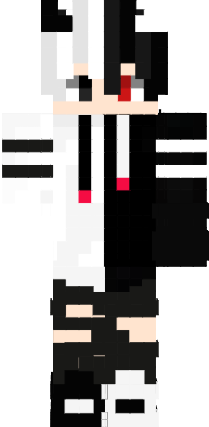 Preview of texture: demon white and red boy skin