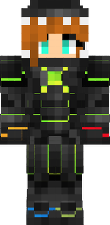 girl in mech armor