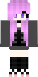 Pastel Goth Girl By HeartMeMeow