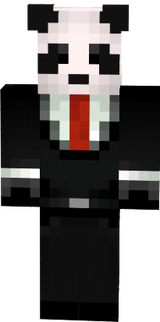 Panda de terno