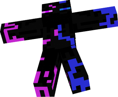 Preview of texture: two-coloured enderman
