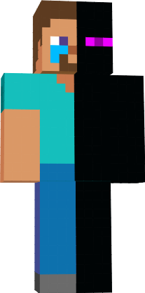 Preview of texture: Have corrupted into Enderman/steve