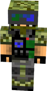 evil green cool (MC-war soldier)