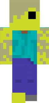 The nerd herobrine costume