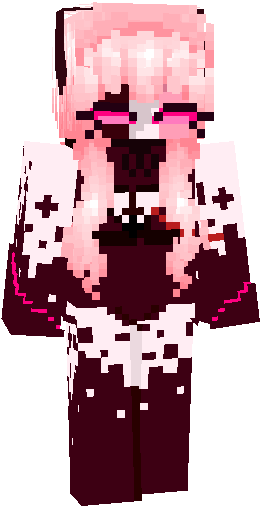 Preview of texture: Demon Sarvente Sarv (Friday Night Funkin': Mid-Fight Masses) White, Hot Pink, Girl Cute, Sweet, Pretty