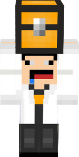 noob segurando baú
