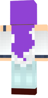 Purple Girl in jeans