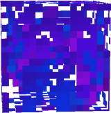 jungle leaves became blue