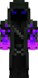 Purple black minecraft skin