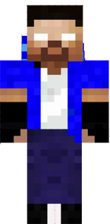 Herobrine Skin Another Version/Blue Color