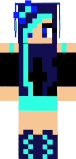 Rockin' blue girl