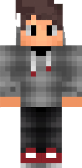 garcon au cheveu brun et manteau gris