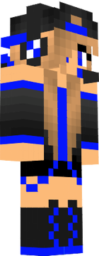 gamer girl 2 blue