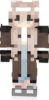 skin with coat