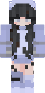 cute blue girl