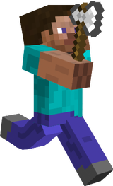 MINECRAFT STEVE AXE