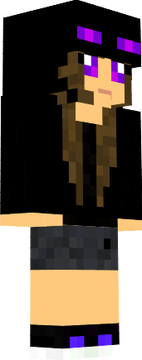 Fille Enderman Jolie