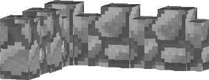 Preview of texture: Cobble + Moss Cobblestone