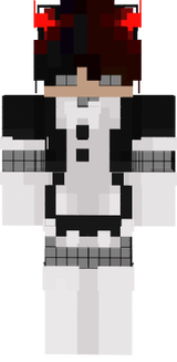 wolfee in a maid dress